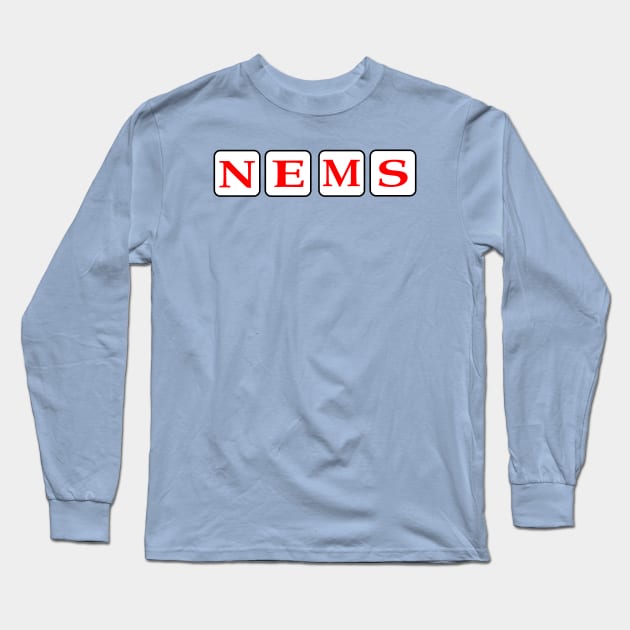 North End Music Stores (NEMS) Long Sleeve T-Shirt by Lyvershop